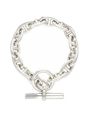 Hermes Chaine D'ancre GM Silver Bracelet
